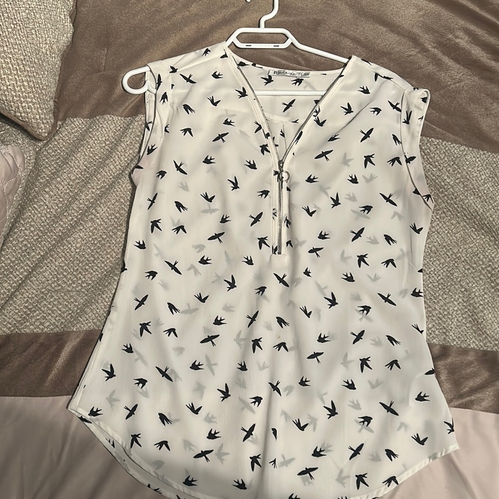 White rickis blouse